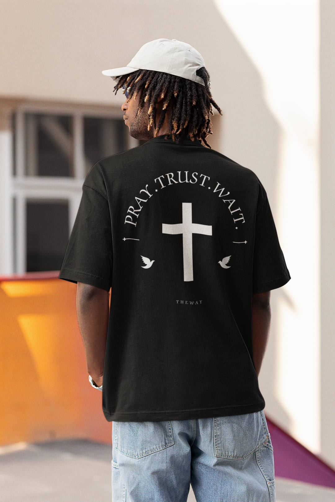 Pray. Trust. Wait. Heavyweight Unisex T-Shirt