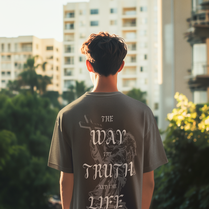 John 14:6 - Heavyweight Unisex T-Shirt